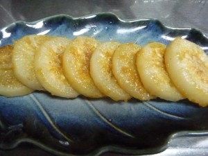 大根の味噌生姜焼き　完成品